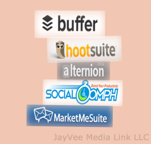 social media automation tool logos