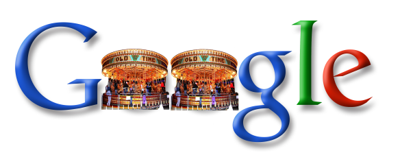 Google logo with carousels for Os